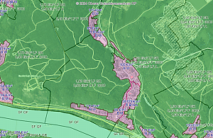 Screenshot der Bodenrichtwerte Kasbach-Ohlenberg