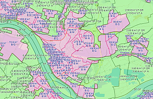 Screenshot der Bodenrichtwerte Neuwied