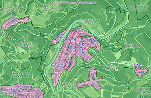 Screenshot der Bodenrichtwerte Waldbreitbach