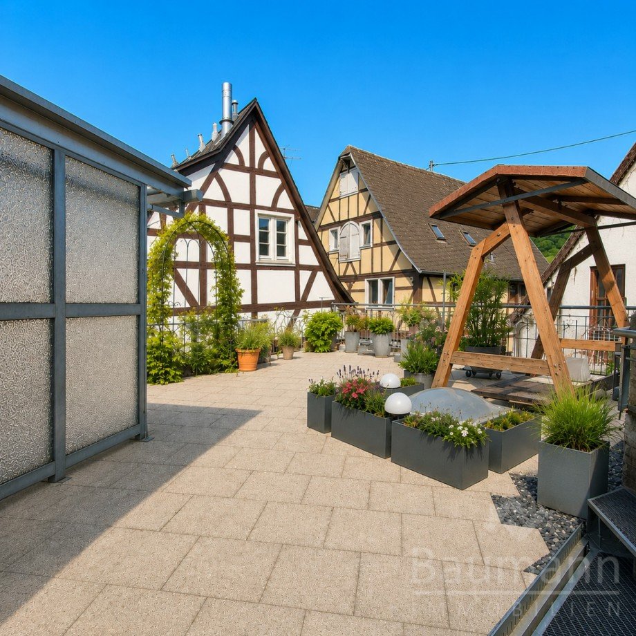 Dachterrasse Maisonettewohnung Linz am Rhein