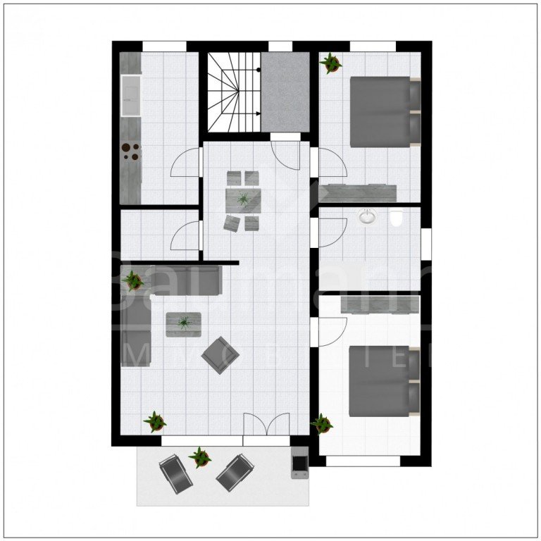 Grundriss Linz am Rhein Etagenwohnung MODERNE WOHNUNG IN LINZ AM RHEIN - HELLES AMBIENTE MIT BALKON