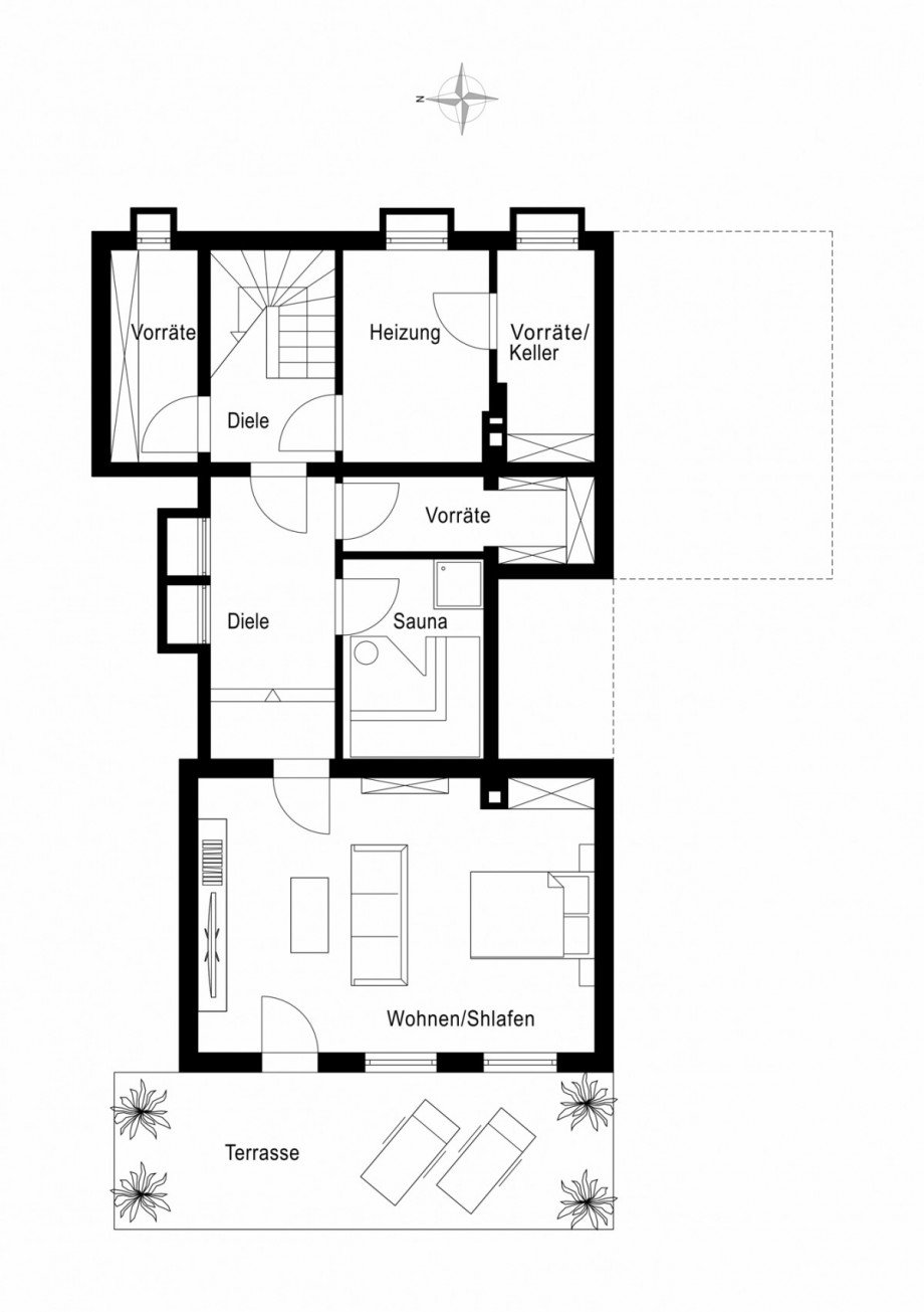 Grundriss UG Einfamilienhaus Swisttal / Buschhoven