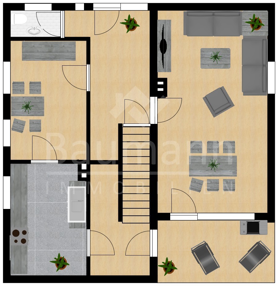 EG Einfamilienhaus Bad H�nningen