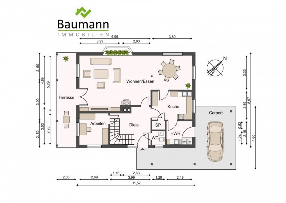 Erdgeschoss Einfamilienhaus Neustadt (Wied) / Wei�enfels