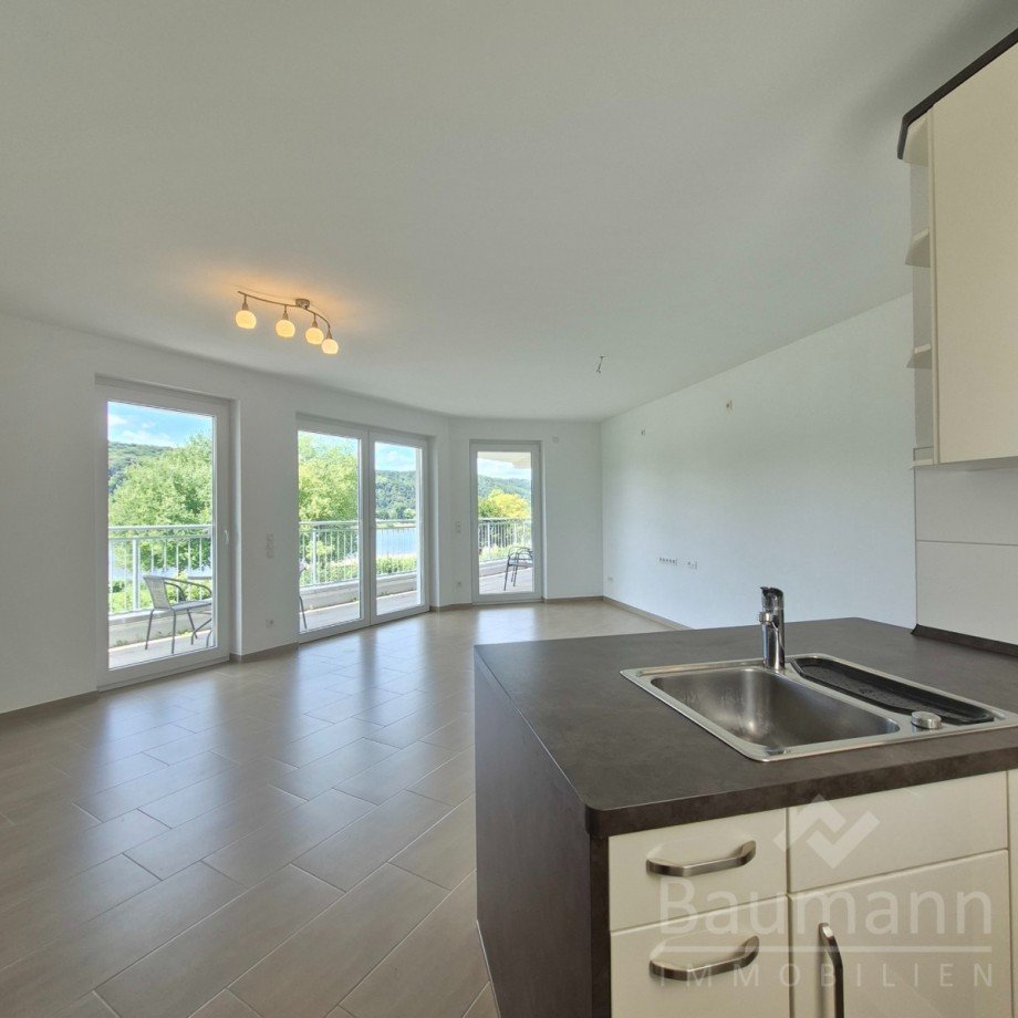 offener Wohn- & Essbereich inklusive Einbauk�che Etagenwohnung Bad H�nningen