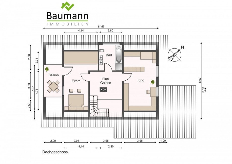 Dachgeschoss Einfamilienhaus Neustadt (Wied) / Wei�enfels