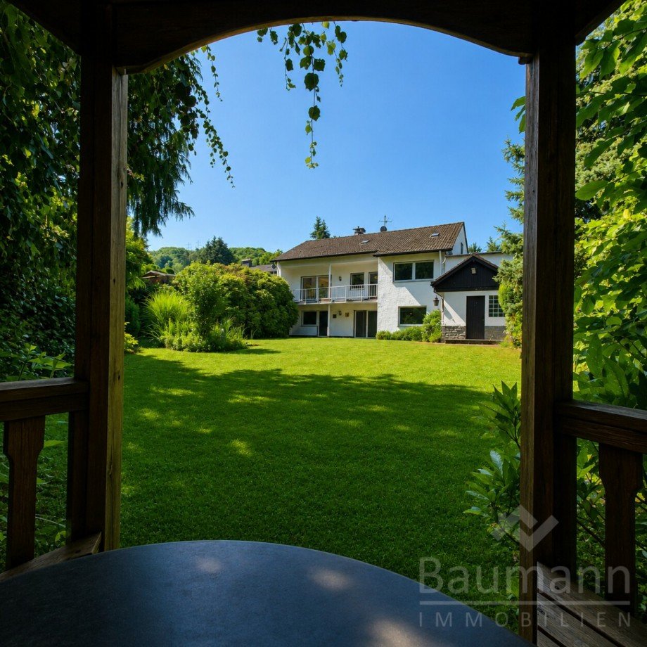Aussicht aus dem Pavillon Einfamilienhaus Bad H�nningen Einfamilienhaus Bad H�nningen