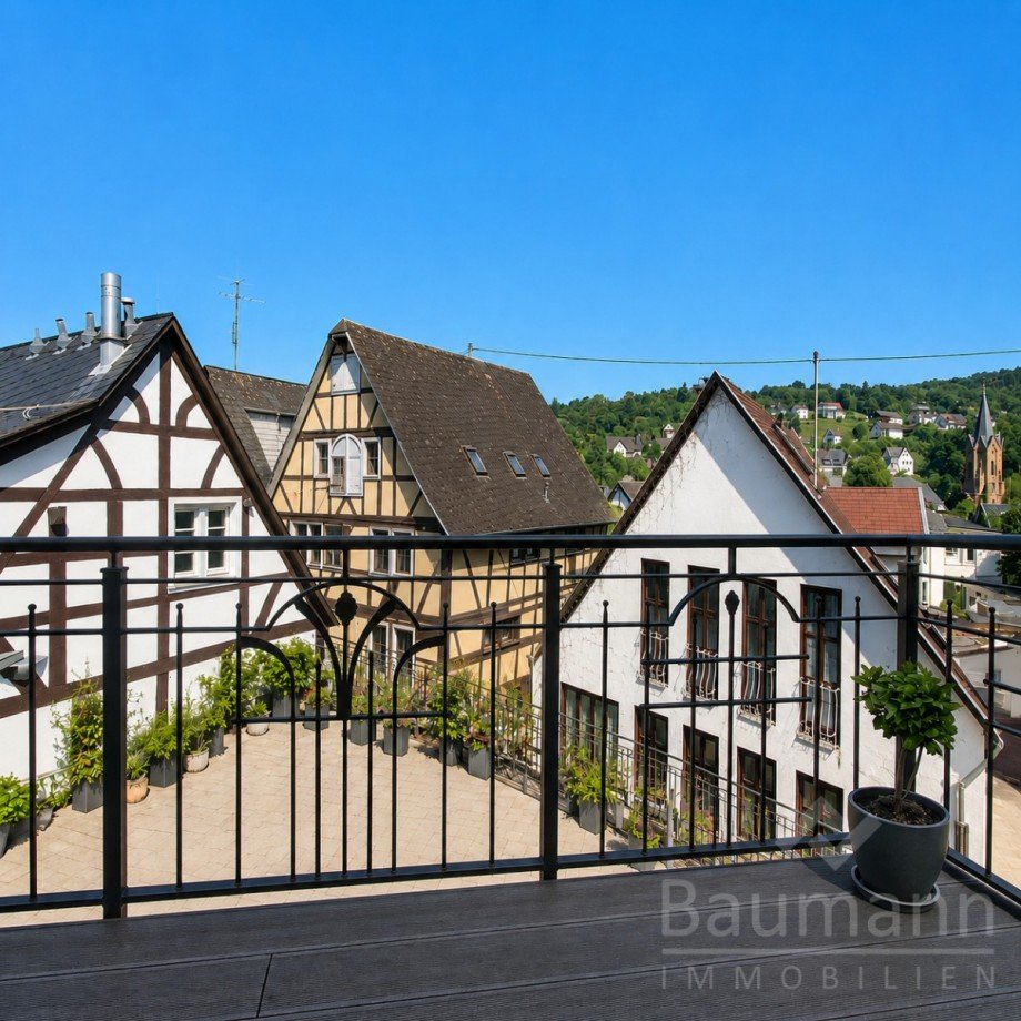 Balkon Maisonettewohnung Linz am Rhein