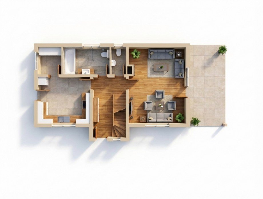 Erdgeschoss Einfamilienhaus Neuwied / Feldkirchen