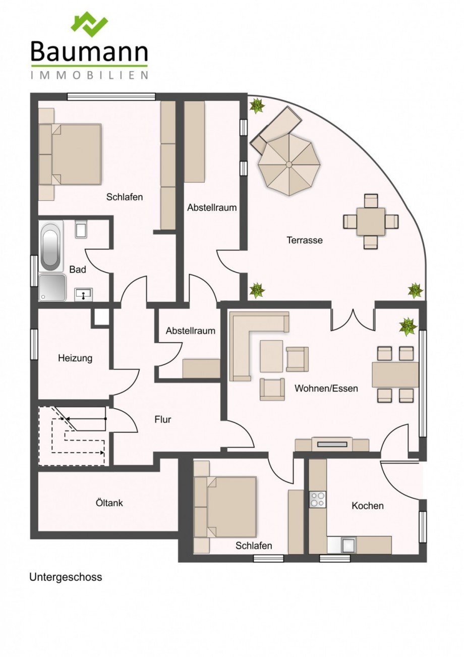 Grundriss UG Einfamilienhaus Bad Honnef / Aegidienberg
