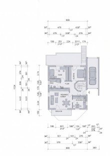 Grundriss EG ZWEIFAMILIENHAUS MIT GROSSZ�GIGEM GARTEN - RUHIGE LAGE, DREI GARAGEN UND VIELE M�GLICHKEITEN